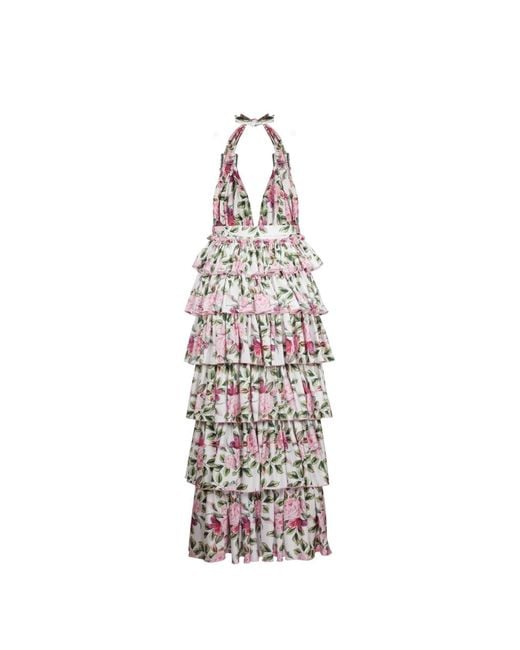Nur Karaata White Florentina Dress