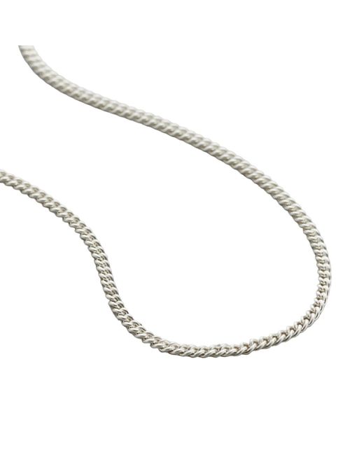 Posh Totty Designs Metallic Mens Sterling Silver Curb Chain for men