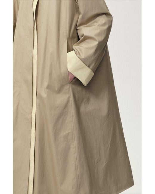 FRONT ROW SHOP Natural Neutrals Amelie Trench Coat