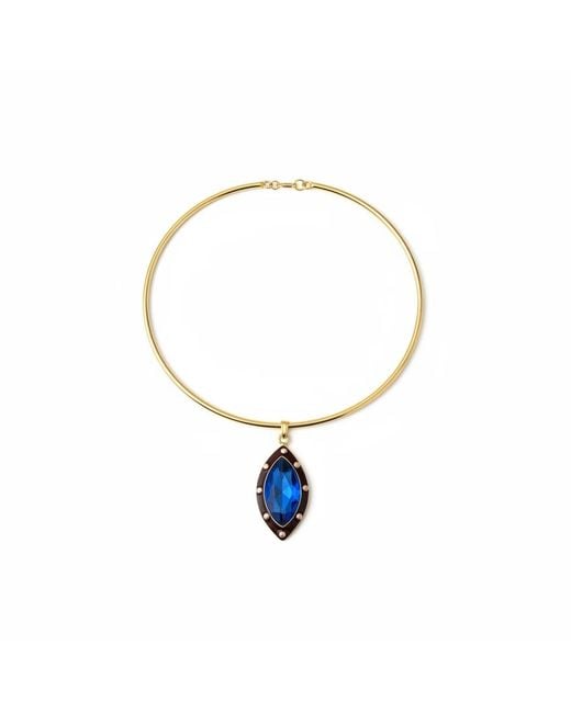 By Virgo Blue Gemma Notte Choker