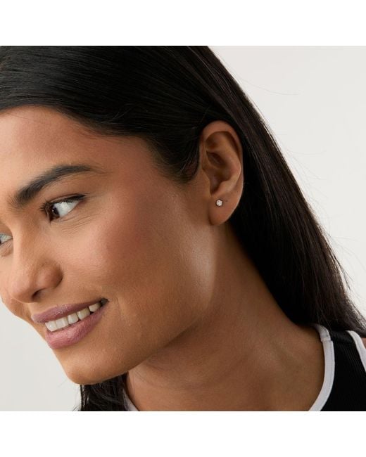 Dolcetto Designs Metallic Lab Grown Round Diamond Studs