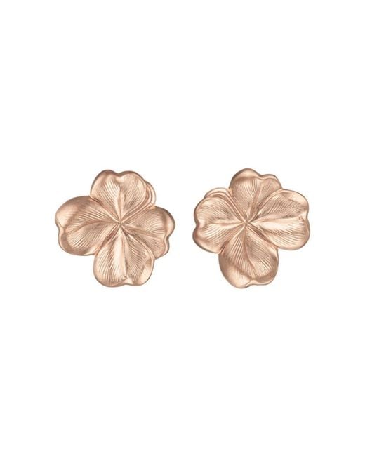 Stephanie Browne Australia Pink Clover Earrings