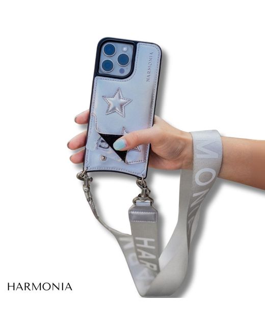 Harmonia Ny Blue Stars Crossbody Iphone Fifteen Case Wallet