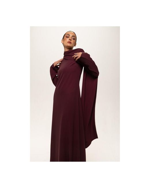 Rayan Purple The Tie Dress