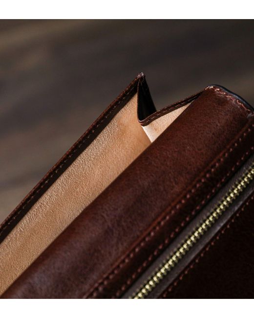 Time Resistance Brown A Coat Wallet For