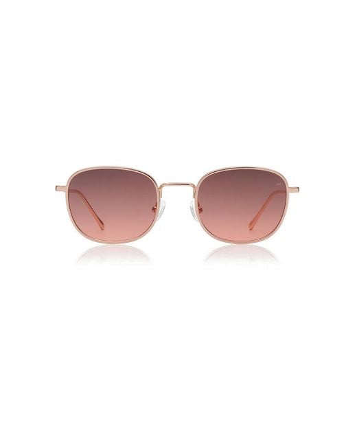 A.Kjærbede Pink Hello Sunglasses Rosegold for men