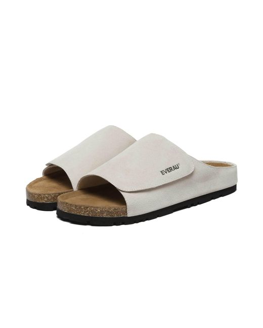 EverAu Australia White Jacky Leather Sandals