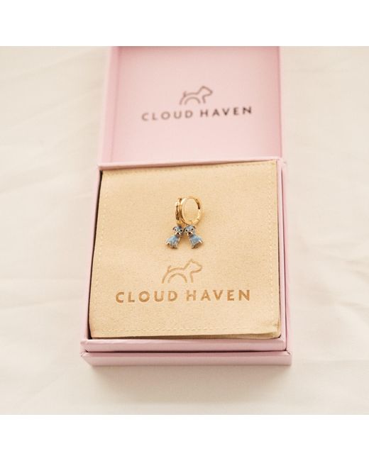 Cloud Haven Metallic Pit Bull Hoops