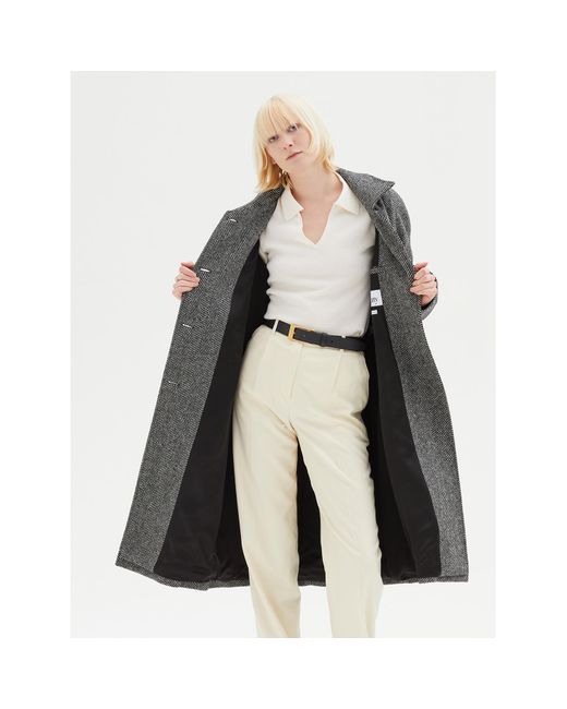 Hegarty Gray Tweed Overcoat