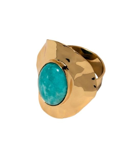 Argento Vivo Blue Palma Ring
