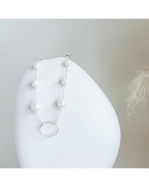 FV Jewellery Metallic La Pierre Fresh Water Pearl Bracelet