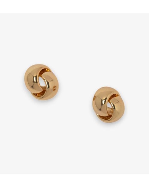 Uchi and Soto Metallic Kin Knot Earrings