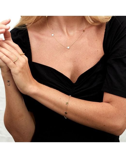 Auree Jewellery Metallic Alta Vermeil Star Bracelet