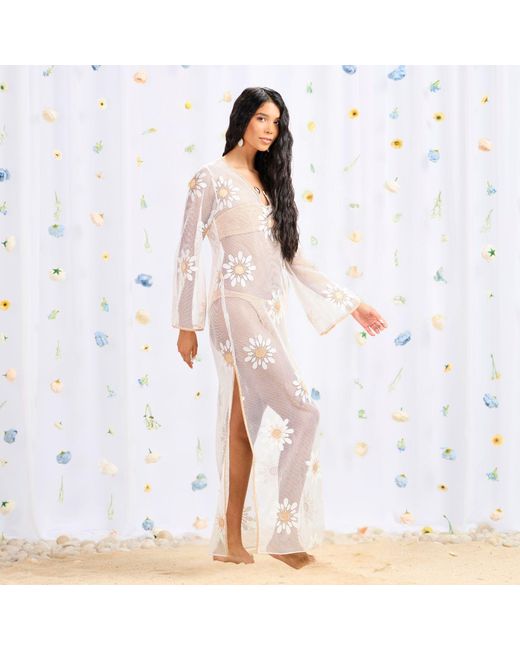 GLAM ON YOU Gray Bellis Kaftan