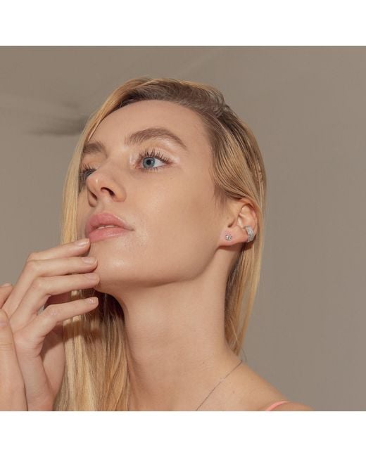BLOOMTINE | Earth Angel HQ Blue Illuminess Premium Sterling Double Ear Cuff