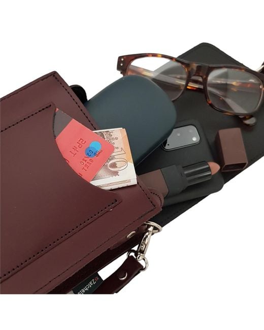 Zatchels Purple Marsala Red