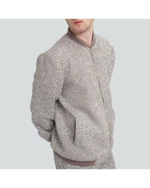 Maui X Lolita Gray Star Jacket for men