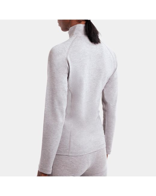 The Koozy Gray Ali Long Sleeve Half-Zip