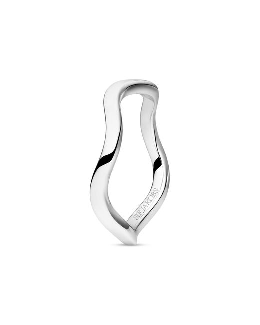 Sif Jakobs Jewellery White Ring Ellera Waves Pianura for men