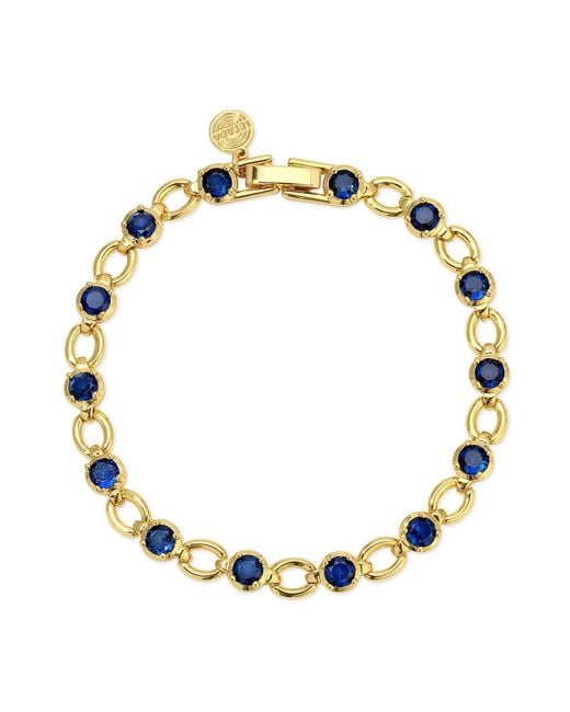 Leeada Jewelry Metallic Lina Tennis Bracelet