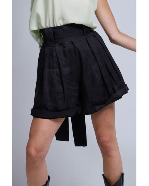 Dref Black Florence High Waisted Short