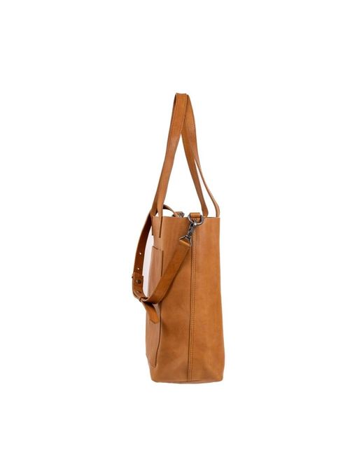 Made Free Brown Day Tote Leather Medium Camel for men