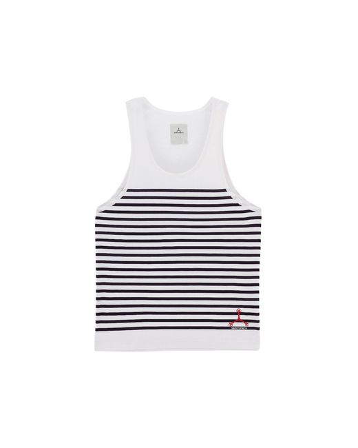Saint One Co. White Xvi Five Vest for men