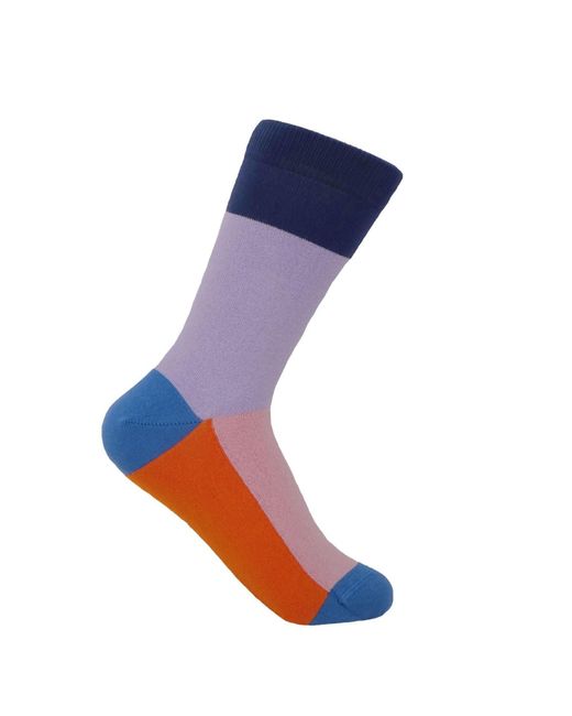 Peper Harow - Made in England Purple Leaf & Victoria Socks 2 Pack