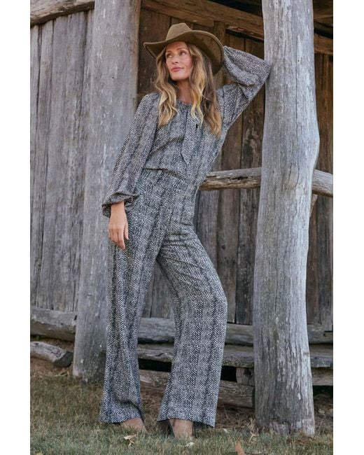 Adrift Clothing Brown Neutrals Marin Pant