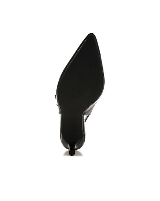 Rag & Co Black Kanebei Triple Strap Slingback Sandals By Rag & Co