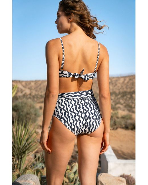 Change of Scenery White Side Tie High Waist Bottom