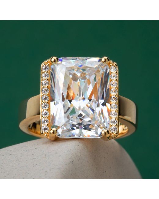 Sif Jakobs Jewellery Metallic Plated Ring Roccanova Zirconia