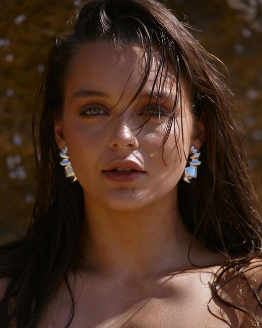 Ornare the Label Metallic Marisa Earrings