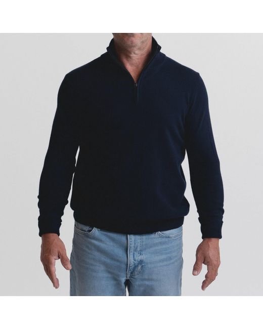 Lindsay Nicholas New York Blue Drew Sweater