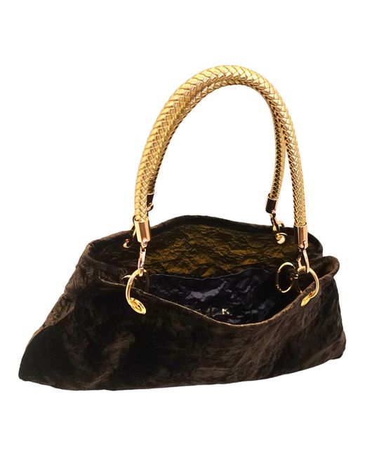 Romer Millinery Black Morphy Moldable 3 Way Handle Bag