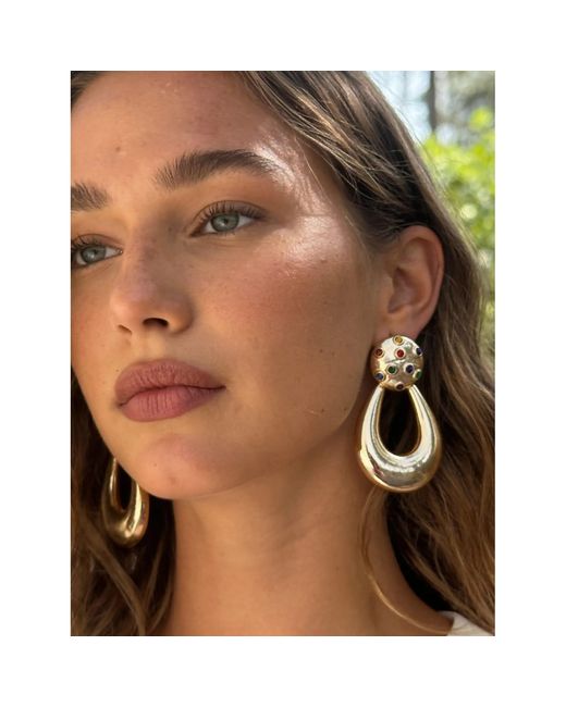 By Virgo Metallic Tivoli Earrings
