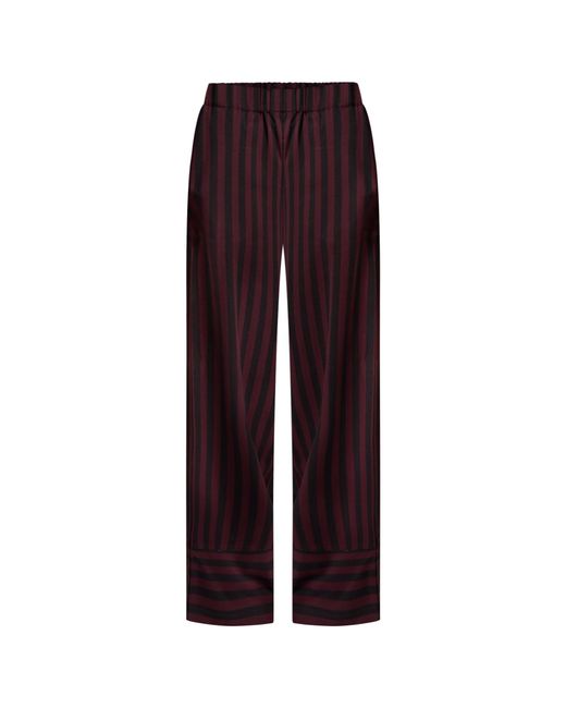Known Supply Purple High Rise Striped Pants