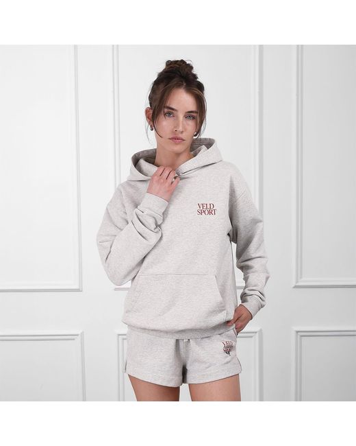 VLD Gray Jordaan Sport Tennis Hoodie