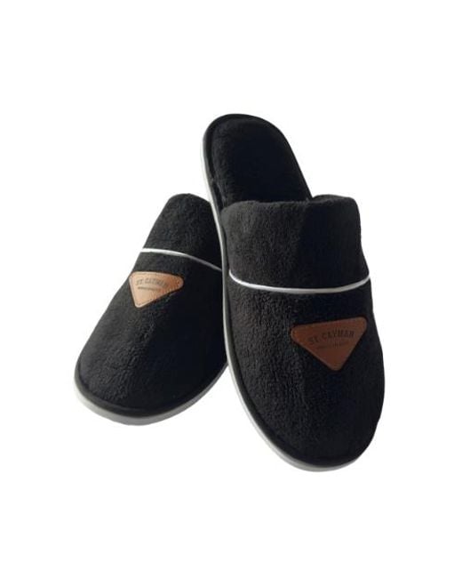 St Cayman Black Hotel & Travel Slippers
