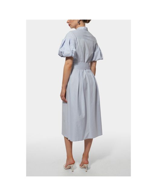 AGGI by HALEWSKI Blue Emily Light Midi Dress