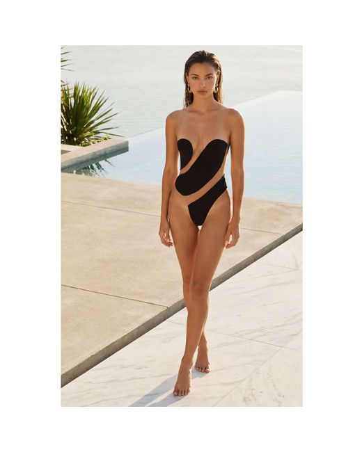 Room 24 Black Eva Bodysuit