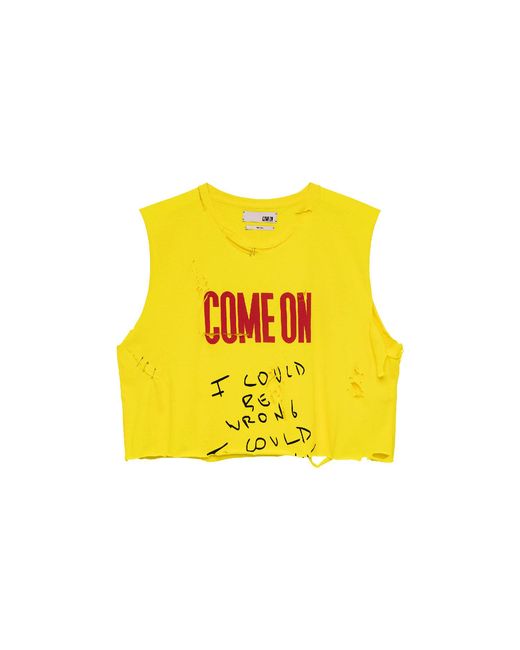Come on Yellow Tear Me Apart T-Shirt for men