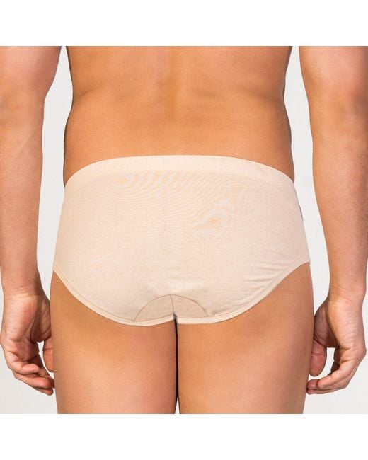 Zd - Zero Defects Natural Neutrals Mini Briefs Egyptian Cotton for men
