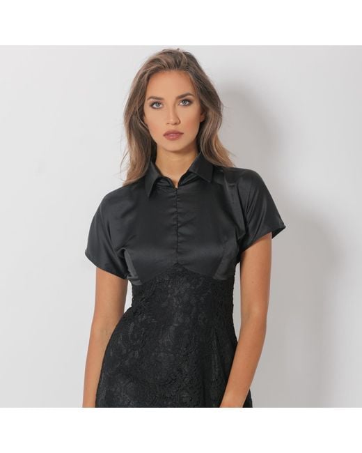 Maison Bogomil Black A Dress With A Touch Of The Last Century