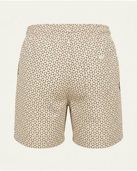 Saved Lab Natural Neutrals Monogram Swimshort for men