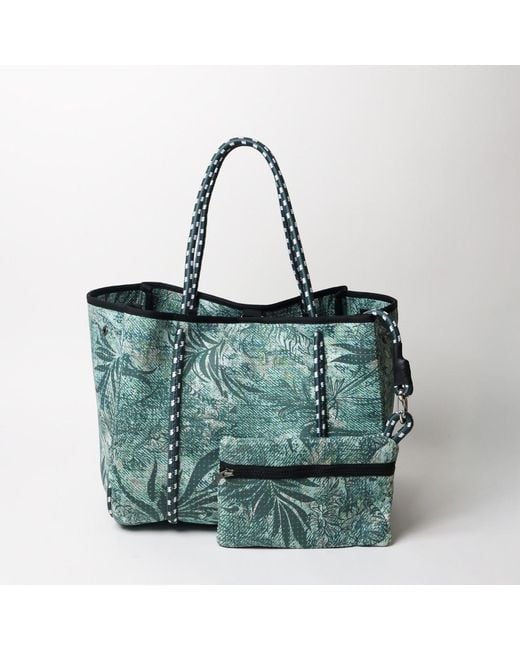 Pop Ups Brand Blue Everyday Tote Jungle Fever Denim