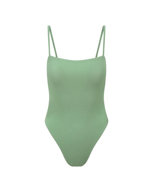 Blake Swimwear Green Square Swimsuit