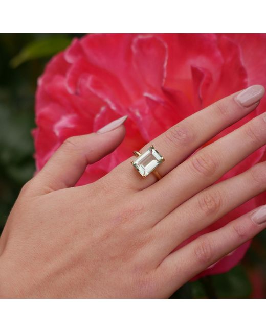 Augustine Jewels Green Amethyst Ring