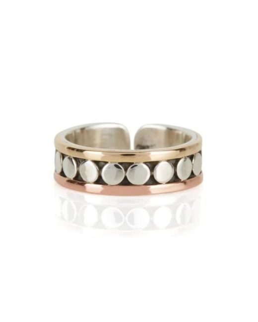 Charlotte's Web Jewellery White Maharaja Silver Midi Ring Or Toe Ring