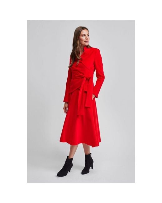 Marianna Déri Red Velvet Wrap Jacket
